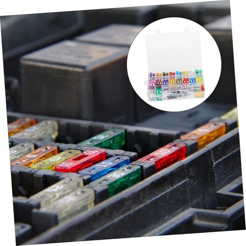 Kit de fusibles automotrices Alipis, 300 piezas, caja organizadora, fusibles mini resistentes a altas temperaturas para autos, camiones, botes y motocicletas miniatura 5