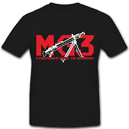 T-shirt MG3 Firepower 5796 noir XXXL : fini les vêtements qui se déforment