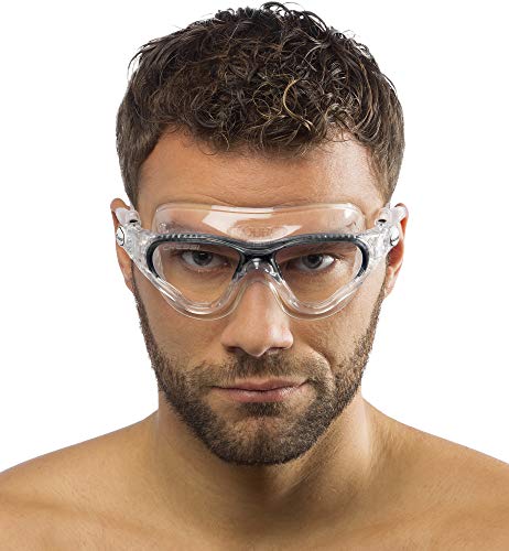 Cressi Cobra Swimming Goggles - Clear/Black