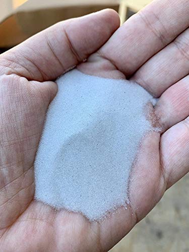 Sandblasting Media Glass Beads #8 Medium 70-80 Grit (10 Lbs) For Sandblaster Abrasive, Blasting Gun, Sand Blast Cabinet #TOP3