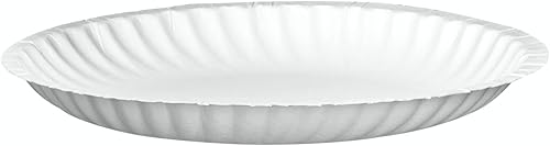 Miniatura 2 de GUSTO Paquete de 300 platos de papel blanco sin revestimiento de 6 pulgadas, desechables, platos de papel decorativos para manualidades (paquete