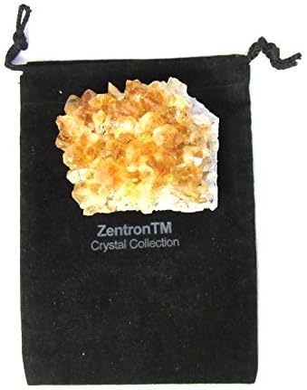 Zentron Crystal CollectionRaw Geode Druze Piece (2", Citrine)