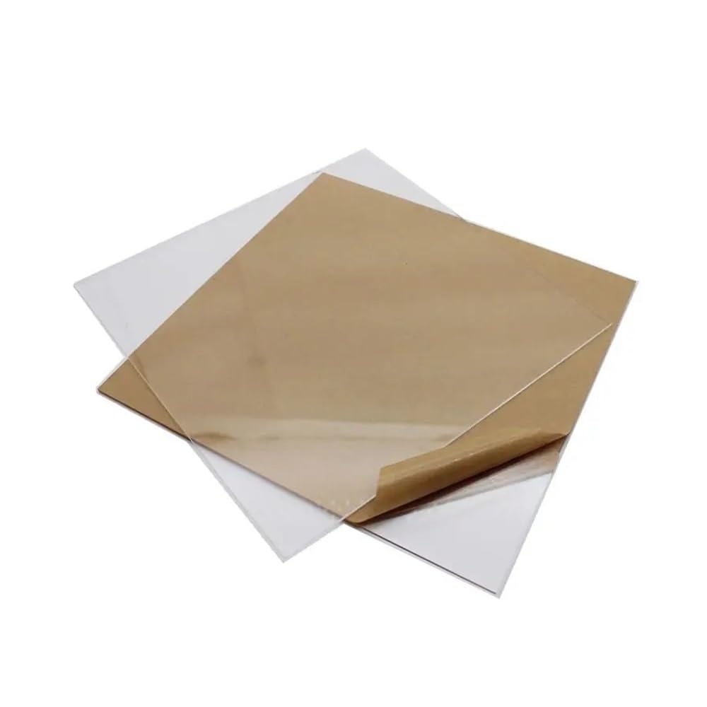 Amazon.co.jp: 透明プラスチックアクリルシートボード 1枚、8 x 8 