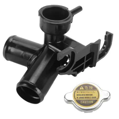 Engine Radiator Filler Neck with Sealed Cap Upper Radiator Coolant Filler Neck Water Pipe - Compatible for Hyundai Elantra 2011-2016 for Kia Forte5 2014-2018 - Replace Part 25329-3X600/25330-1P000