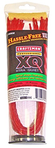 Craftsman 85908 Line Trimmer Cutting Line, 0.11-in, 15-Pack Genuine Original Equipment Manufacturer (OEM) Part Red