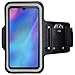 Produktbild CoverKingz Sportarmband für Huawei P30 Lite - Armtasche mit Schlüsselfach P30 Lite - Sport Laufarmband Handy Armband Schwarz