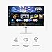 Samsung 27-Inch M5 (M50F) Series FHD Smart Monitor with Streaming TV, Speakers, HDR10, Gaming Hub, Multiple Ports, Workout Tracker, Vision Accessibility Tools, White, LS27FM503ENXZA