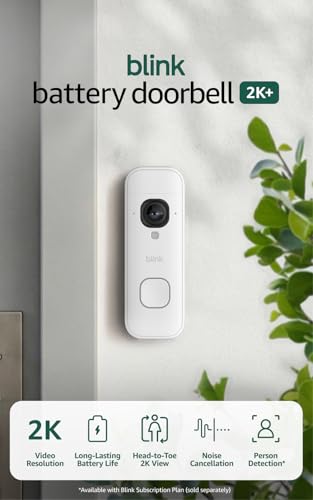 Blink Battery Doorbell 2K+