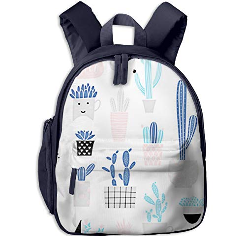 Preisvergleich Produktbild Kinderrucksack Kleinkind Jungen Mädchen Kindergartentasche Kaktus hübscher Pastell Backpack Schultasche Rucksack