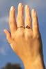 Honeycat Mood Ring in Gold, Rose Gold, or Silver | Size 4, 5, 6, 7, 8, 9, 10,11 | Minimalist, Delicate Jewelry (Gold, 10) #3