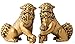 Ornement de cuivre de bureau, Fu Foo Dogs Guardian Lion Statues, paire de figurines de lion décor de la maison, des décorations de sculpture de patrimoine de richesse, Meilleur cadeau de félicitations