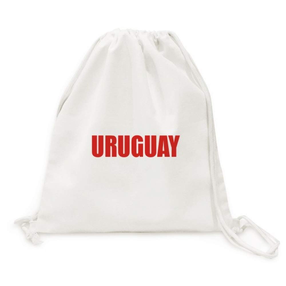 Sac de voyage toile cordon Uruguay rouge pour remplacer les cabas - 6