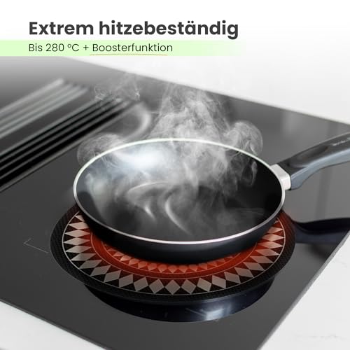 MoreCore Induktionsschutzmatte Herdabdeckplatte 2×22 cm + 2×24 cm – Ansicht 5