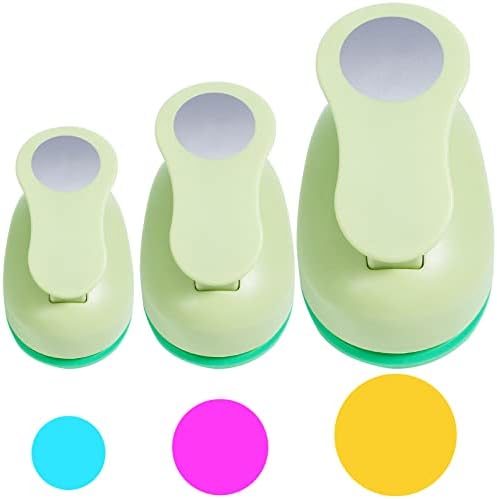 UCEC Circle Punch 2+1.5+1 Inch Paper Punch 3 Pcs Paper Punches for Crafting