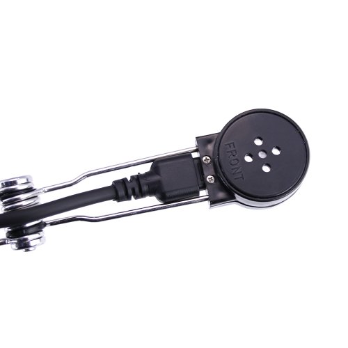 Rugged Behind The Head Headset For Racing Radios Electronics Communications – Features Volume Control Knob 3.5Mm 5-Pin Input Jack And Push To Talk (Red) #TOP5