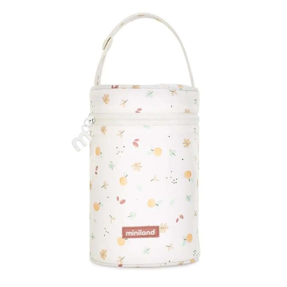 Miniland Thermibag Double Valencia. Isothermal Cooler with Handle for Hanging and Carrying with Large Capacity. Valencia Collection