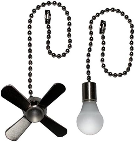 Harbor Breeze 6-in Brushed Nickel Metal Pull Chain