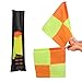 Hperu 2Pcs 15x13 Inch Waterproof Soccer Referee Flags with 18 Inch Flagpole and Storage Bag for Sports Match Official Events