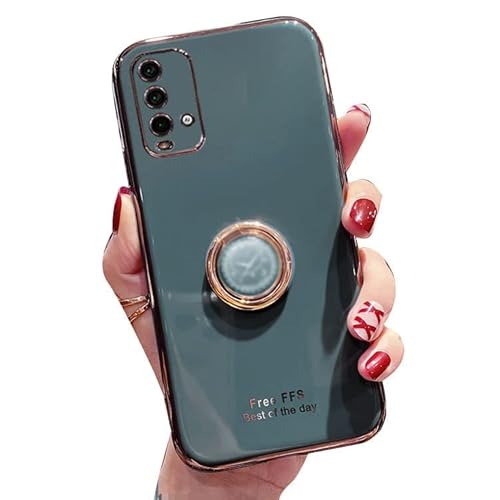 Redmi 9T ケース リング付き&ストラップ付き シンプル 保護ケース 衝撃吸収 カバー シャオミ リドミ9T 4G ソフトケース スマホケース おしゃれ スマホカバー スマートフォン ケース カバー