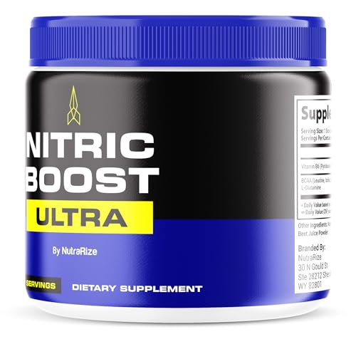 (5 Pack) Nitric Boost Ultra – Premium Daily Powder Blend in a Jar, Crafted to Help Maintain Energy, Support Natural Circulation, and Keep You Going, Official Reviews (150 Servings) - Thumbnail 2