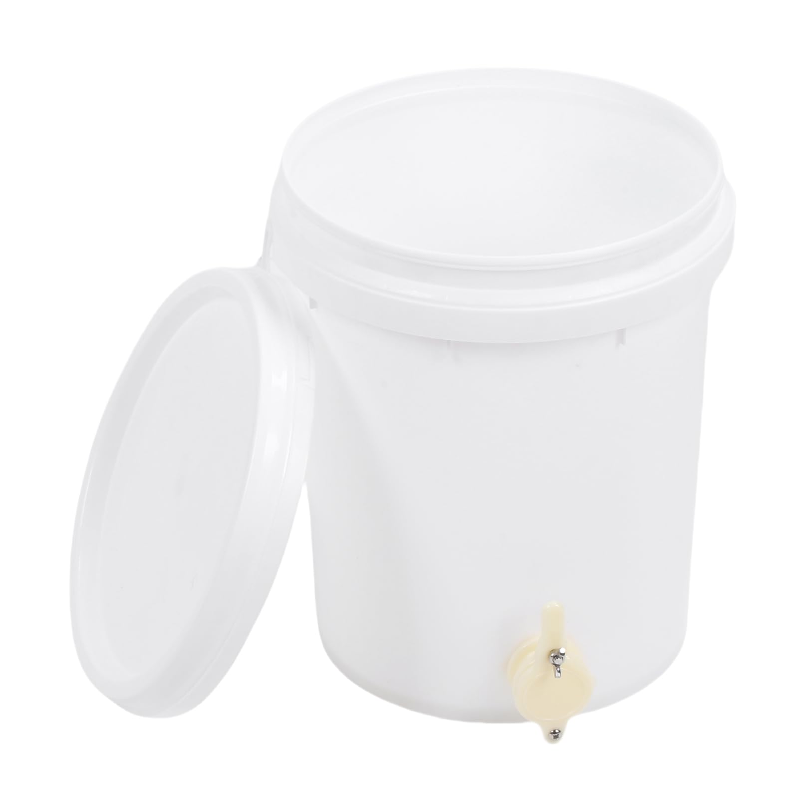 Secchio per da 5 galloni con coperchio e cancello Contenitore in plastica per per apicoltura Principiante Apicoltori da cortile Apicoltori esperti Plastica HDPE 33 x 33 x 39 cm