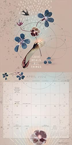 41rBdHrfgiL. SL500  - FIREWEED 2024 Wall Calendar: Higher Love | 12" x 24" Open | Amber Lotus Publishing