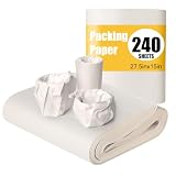 Packpapier, 240 Blatt, 70×38cm, Zeitungspapier Packpapier...