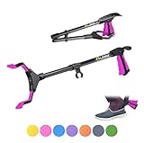 LZZAZ Premium-Greifzange mit Schuhlöffel, 81,3 cm, vielseitiger Greifstab für Behinderte, ideal...