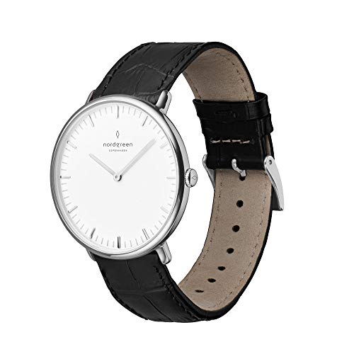 [Nordgreen] [ノードグリーン] 腕時計 ユニセックス ウォッチ Native シルバー 36mm 40mm 北欧 デザイナーウォッチ【2年保証】 (40mm, パープル)