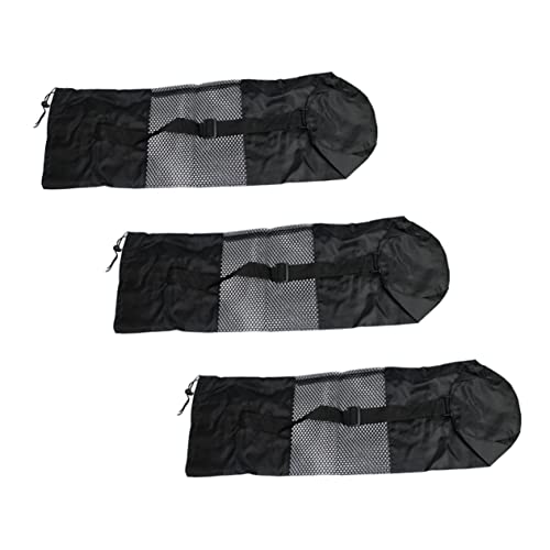 Totority 1set Yoga Mat Durable Mesh Storage for Outdoor Sports for Yoga Enthusiasts for Daily Use 3pcs