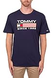 100% algodón orgánico Tommy Jeans - Men\'s Regular Signature T-Shirt - Size M