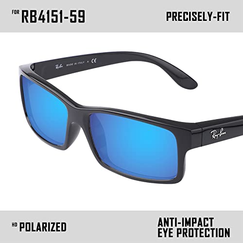 Image of Polarized Replacement Lenses for Ray-Ban RB4151 59mm Sunglass