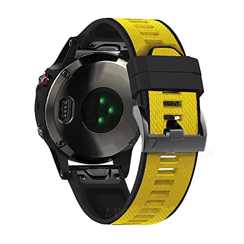 Correa de silicona de 22 y 26mm para Garmin Fenix 7 y 6X con sistema de liberacion rapida 4