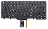 New Laptop Keyboard (Without Frame) Replacement for Dell Latitude E7250 E7270 E5250 US Layout Black Color Backlit