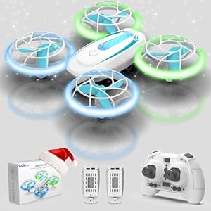 Mini Drone for Kids, T18 RC Quadcopter for Beginners with Lights, Drones with Altitude Hold and 3D Filp, Easy to Fly Toy Birthday Present for Boys and Girls