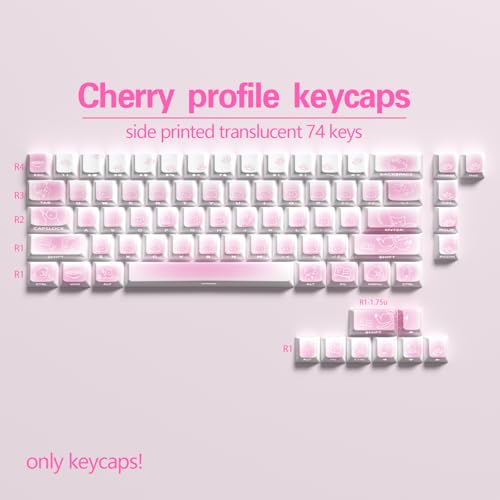 Touches de clavier mécanique pour remplacer capuchons usés design chat