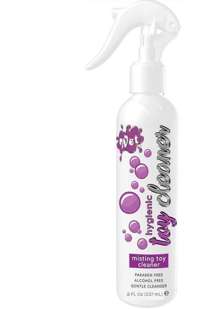 Wet Hygienic Misting Toy Cleaner, All Purpose Alcohol-Free Gentle Cleansing Spray | No Harsh...