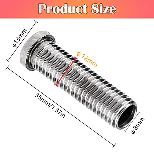 Hohlschraube Spüle, 4 Stücke 35mm Hohlschraube für Siebkorbventile, Edelstahl-Abflusssiebschraube für Ventilabläufe mit 1.5 und 3.5, Ablaufventil Spüle, Ablauf Garnitur Zubehör