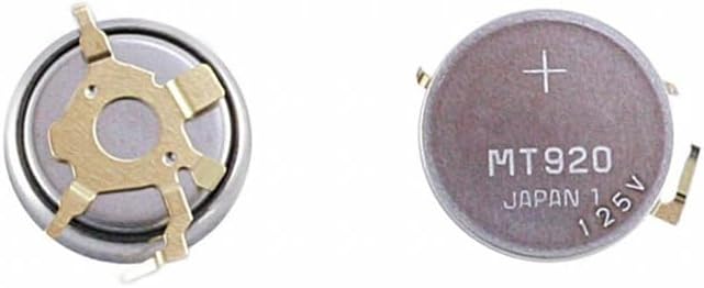Replacement Watch 295-29 295-2900 MT920 Battery Compatible with Citizen Eco-Drive 0850A,0855A,0870A,0875A Capacitor Sealed