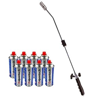 Alpentech désherbeur thermique à gaz avec lance 80 cm