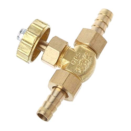 Válvula de aguja para regular gas con espigas de 8 mm y resistencia de 1 Mpa 3