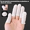 100pcs Doigtiers en Latex, Doigtiers en Latex, Doigts de Protection imperméables du Bout des Doigts, Doigts de Protection contre les blessures aux Doigts, Doigts imperméables pour Tatouage