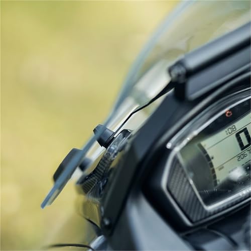 Moto support navigation GPS NMAX155 levier montage avant scooter gris - 5