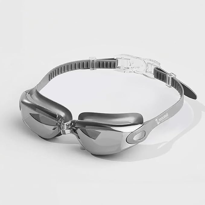 Cockatoo Stylish Sports Goggles for Men & Women UV Shiled & Anti-Fog with Earplugs, Swimming Goggles