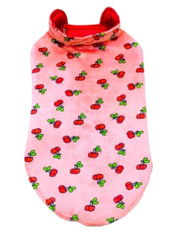 Image of The Pets Company Dog Winter Coat Jacket, Clothes, Windproof, Reversible, Light Weight, Washable, Ultra Warm Thick Fleece Lined Dog Vest for Cold Weather Protection, (Pink Cherry, Large - 24 Inch)