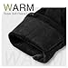 Alepo Womens Winter Warm Gloves, Contrast Color Design Touchscreen Texting Fleece Lined Windproof Driving Gloves Hand Warmer (Black-M)