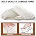Imagen de QQSQ Zapatillas de Estar por Casa Mujer Hombre Invierno Cálido Casa Peluche Pantuflas Comodas Caliente Zapatos de Algodón Confortables Antideslizante Interior Exterior