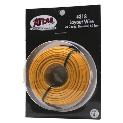 50' Stranded Wire, 20 Gauge/Yellow