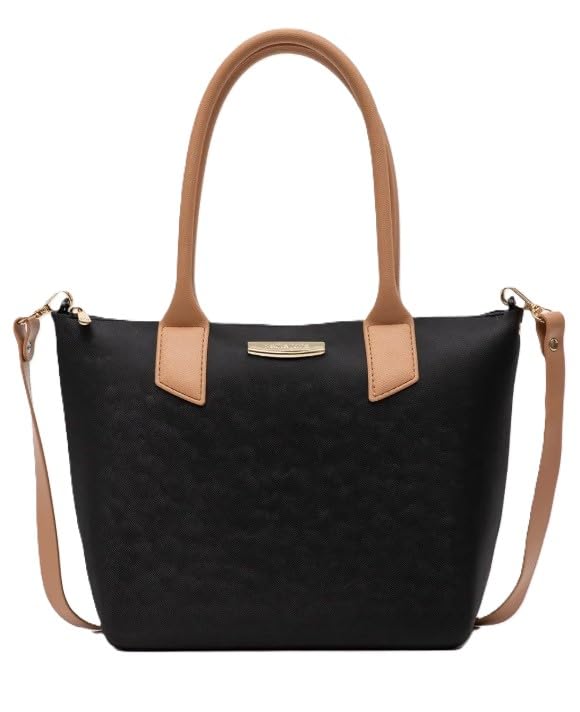 Bolsa Shopping Preta Petite Jolie PJ11274 Transversal Nova