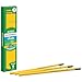 Ticonderoga Tri-Write Wood-Cased Pencils, 2HB Soft, Yellow, 12 Count
